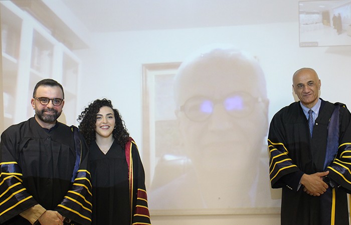 جامعة دار الكلمة تناقش رسالة ماجستير للطالبة مريم اسطفان في برنامج ماجستير إدارة المؤسسات الثقافية